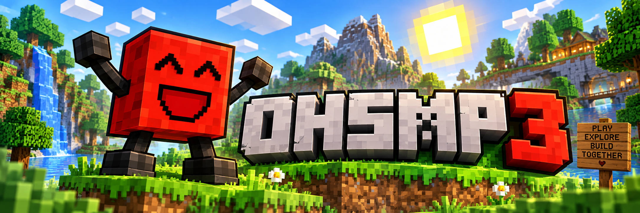 OHSMP Season 3 Minecraft landscape banner